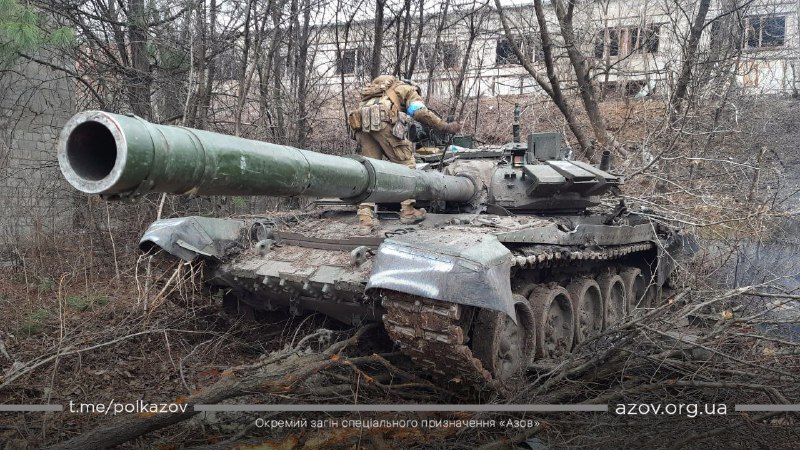 Zniszczony rosyjski sprzęt po nieudanym szturmie na Mariupol