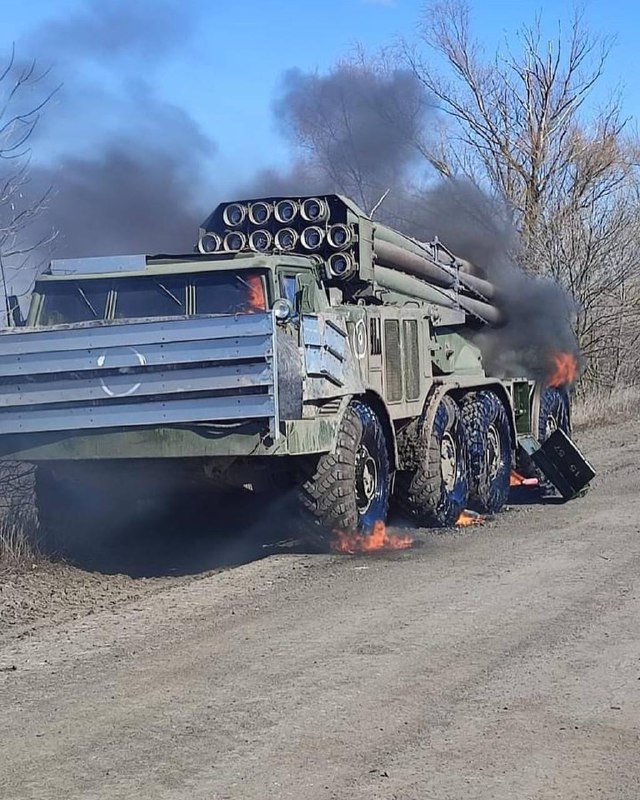 Russian military column was ambushed near Priluky
