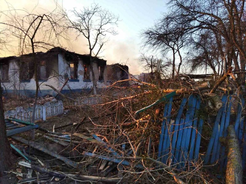 Wczoraj wieczorem armia rosyjska ostrzelała wsie Jabłoniwka i Zalissia w rejonie Korosteń w obwodzie żytomierskim.