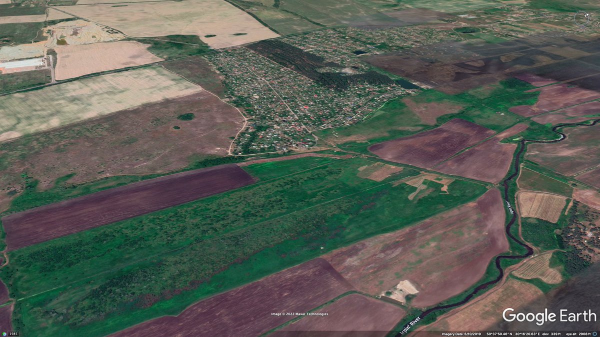 Objętość i szerokość rzeki Irpin na północ od Gostomel wydaje się rosnąć z dnia na dzień. Nagrania ukraińskich dronów z północy Moshchun przeciwko @planet. Zdjęcia 15 i 21