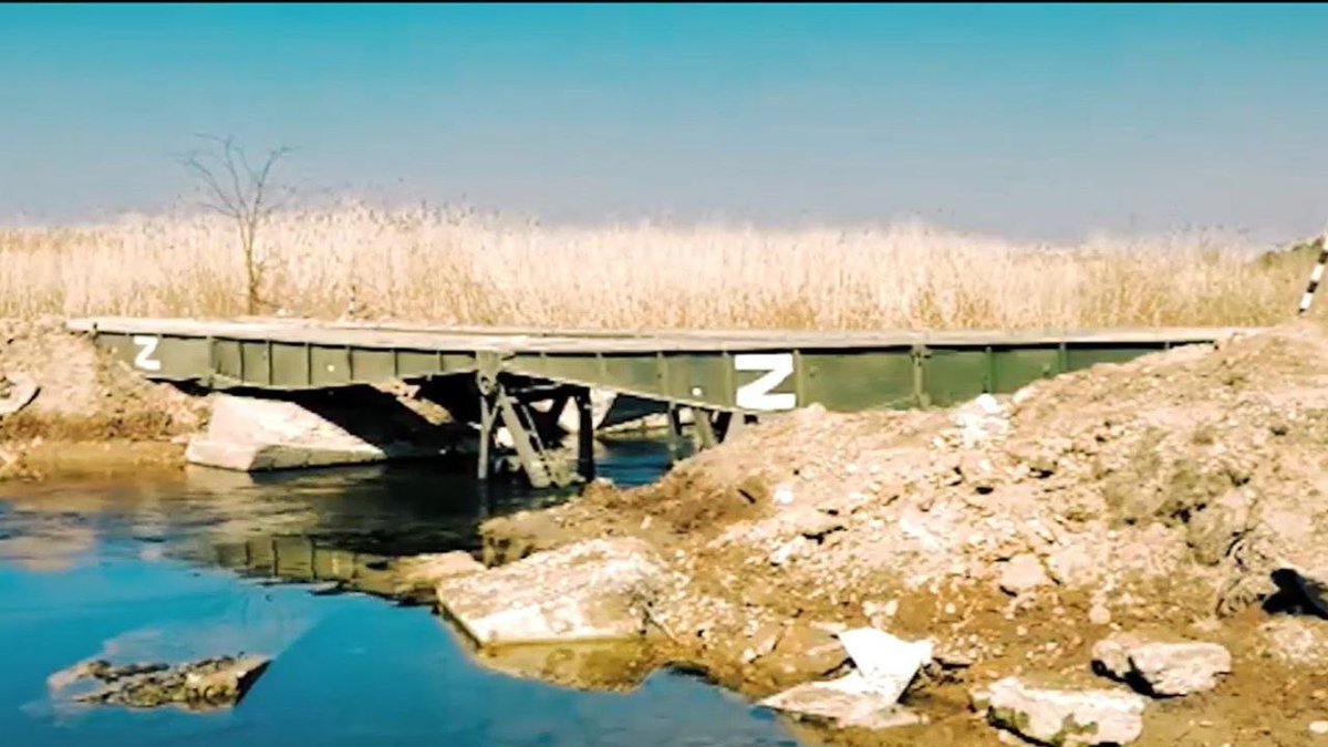 Images from Mykolaiv of a destroyed Russian Kamaz truck and a captured pontoon bridge. Most areas around Mykolaiv are said to have been cleared of Russian forces