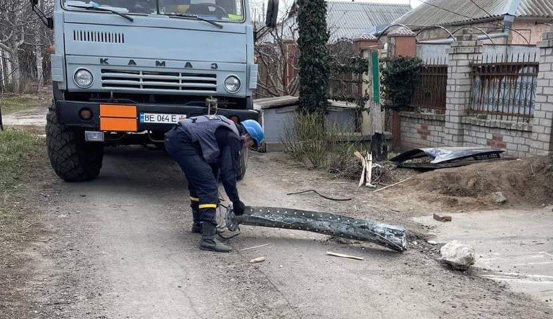 Obrona cywilna pracuje nad eliminacją obiektów wybuchowych wokół Szerokiej Wiązki Nikołajewa