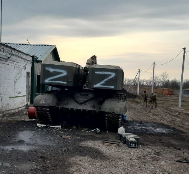 Ukrainian army cleared Husarivka in Kharkiv region from Russian troops, many equipment destroyed 