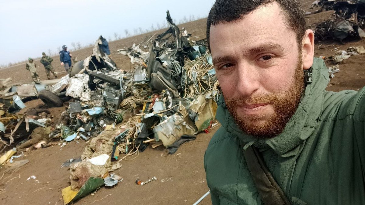Ukraine: A Ukrainian transport helicopter (likely Mi-8) was shot down by the Russian army. As claimed, the wreckages were found in Rybatske, near Mariupol. Some of bodies have visible first aid traces, which means the helicopter was shot down on the way back from Mariupol