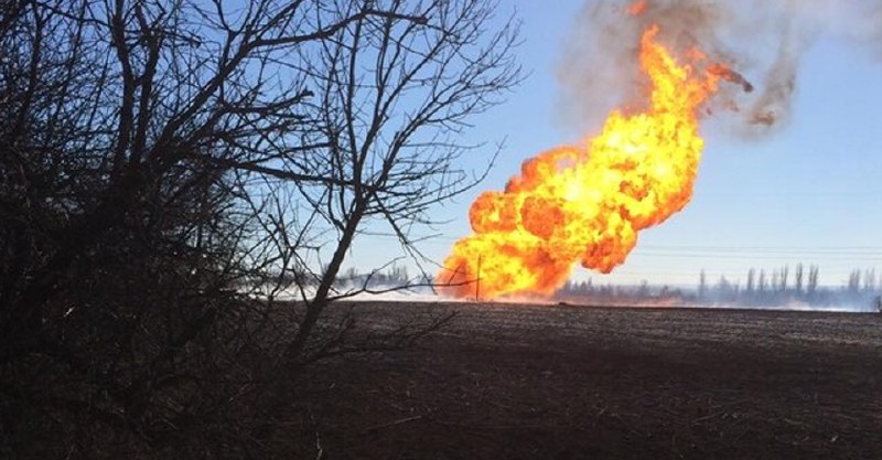 Natural gas pipeline damaged near Severodonetsk as result of Russian shelling. Almost all Luhansk region without gas