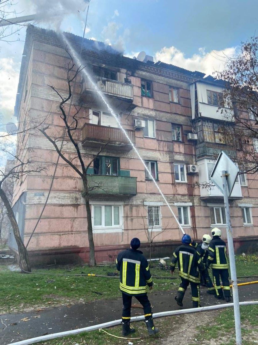 At least 10 residential apartments complexes on fire in Severodonetsk as result of Russian army shelling