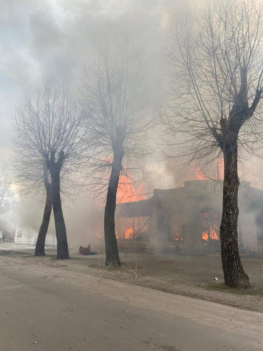 У Севераданецку з-за абстрэлаў расейскай арміі гарэлі не менш за 10 жылых комплексаў