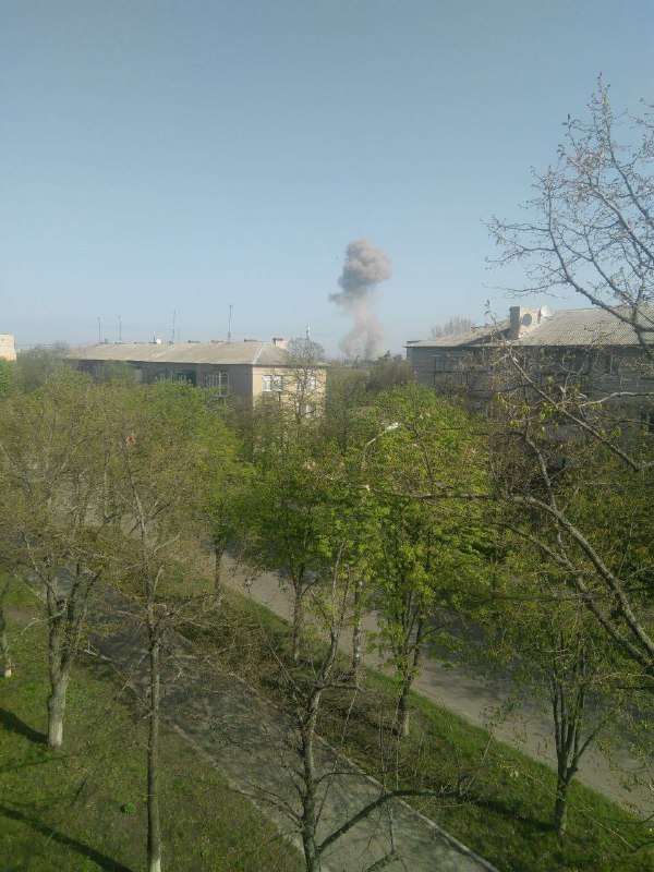 Обстрел в Лимане Донецкой области