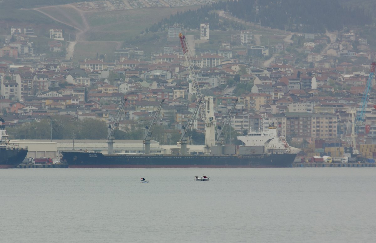 İşgal altındaki Ukrayna'dan çalınan mallar: Kırım'dan Türk limanlarına yapılan sevkiyatlar Türk politikasına aykırı olarak cezasız kalmaya devam ediyor. Astrakhan merkezli CMC'nin Rus bayraklı gemisi Mikhail Nenashev, Sivastopol'dan giderken buğday taşıyarak Boğaz'dan geçti