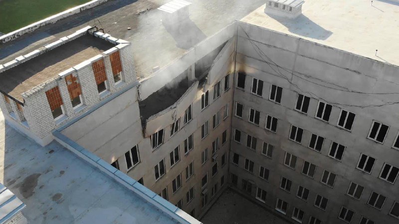 Russian army shelled Nemushlyansky district of Kharkiv overnight, 1 person wounded 