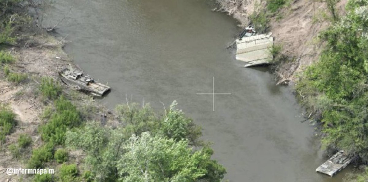 Ukrainischen Quellen zufolge haben die Russen am frühen Nachmittag erneut versucht, den Fluss Siverskyi Donez in der Nähe von Bilohorivka zu überqueren. Es ging ungefähr so gut wie ihre vorherigen Versuche