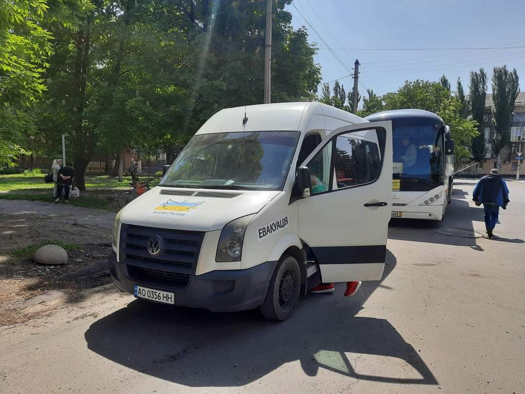 Evakueringen fortsätter från Sloviansk, Donetsk-regionen