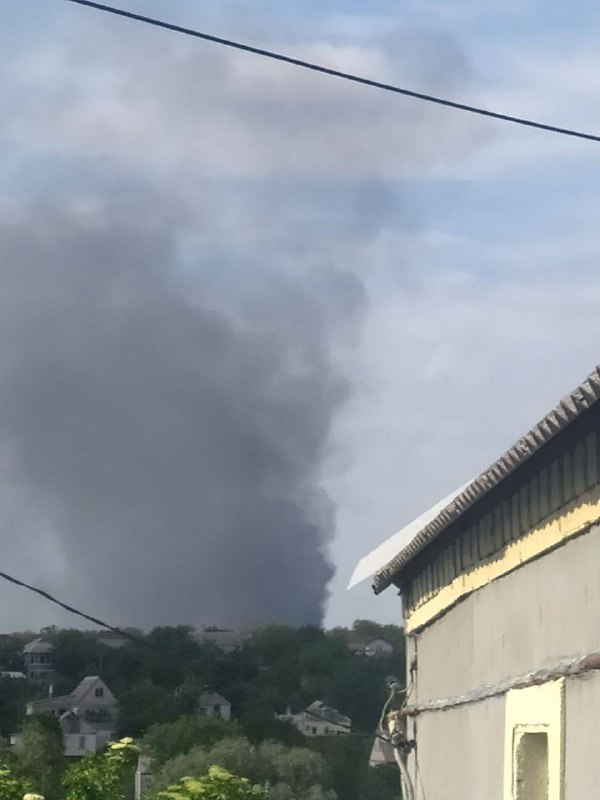 Fire at enterprise in Dnipro city was not caused by missile strikes, no missile strikes recorded