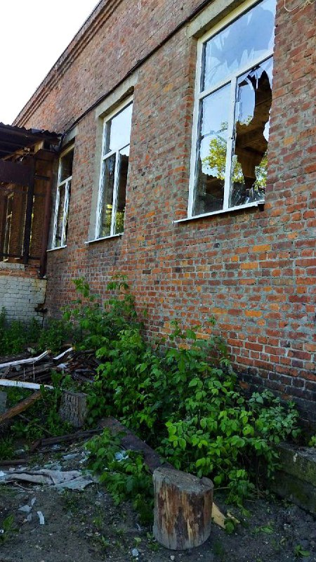 Damage at Tyotkino village in Kursk region after shelling