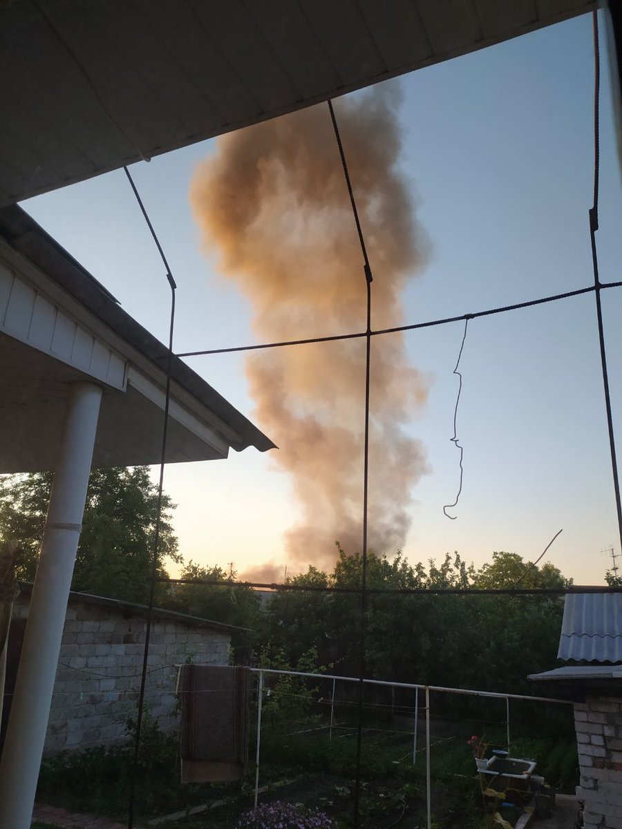 Explosions at arsenal in Kadiivka, Luhansk region