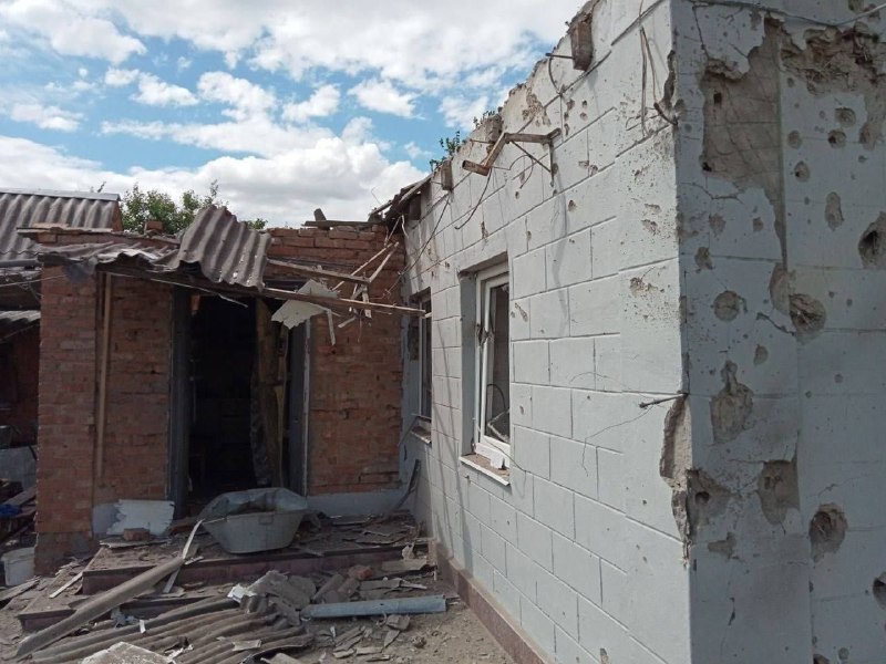 Russian army shelled Orikhiv yesterday for several hours