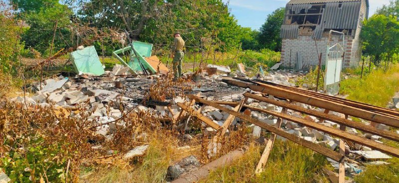 Ruská armáda dnes ráno ostřelovala obec Zelenodolsk