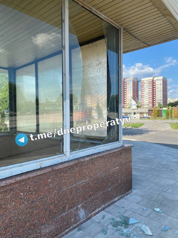 Damage to metro station in Dnipro city as result of Russian missile strike. 6 Kaliber missiles were launched at Dnipro city, 4 shot down,2 hits