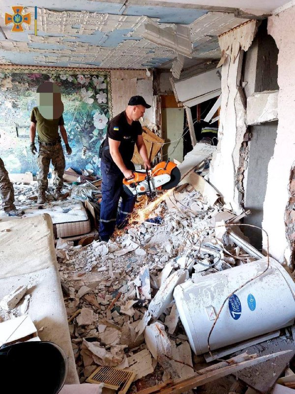 Search and rescue operation continues at the site of Russian missile strike at residential apartment block in Bilhorod Dnistrovsky district of Odesa region. 18 people confirmed dead