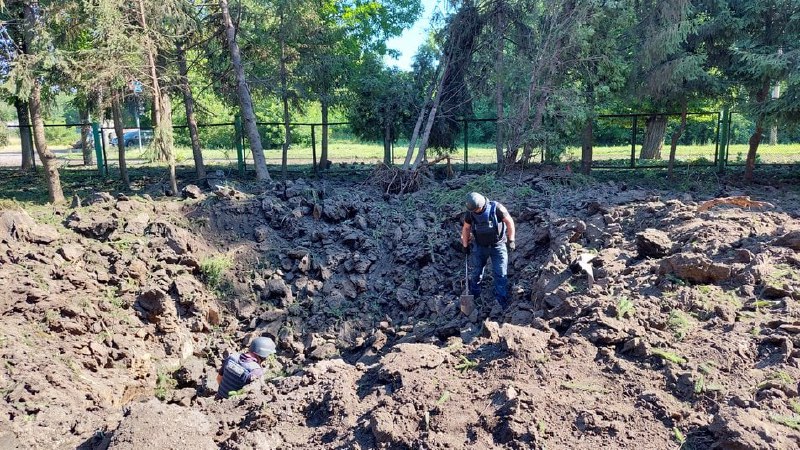 Krievijas raķete sabojāja skolu Harkovas Industriālajā rajonā