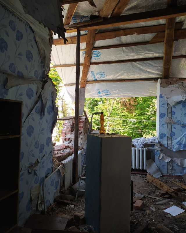 Widespread damage in Orikhiv as result of daily shelling by Russian troops
