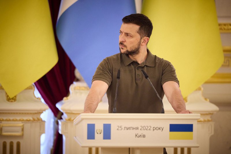 Prezident Zelenskyj sa v Kyjeve stretol s prezidentom Guatemaly Alejandrom Giammatteiom