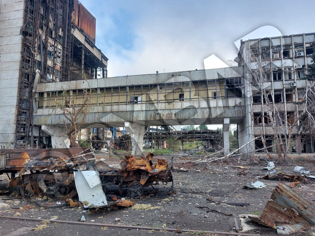 Truppe russe alla centrale di Vuhlehirsk