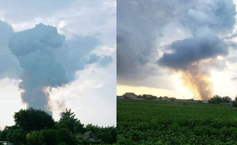 Ziņots par sprādzieniem Nova Kahovkā