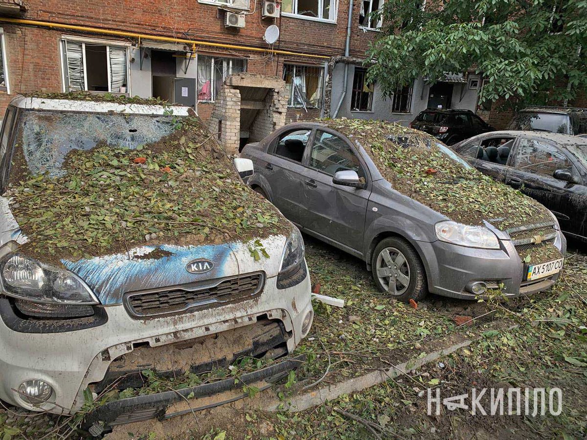 Ruská armáda dnes ráno ostřelovala centrální Charkov