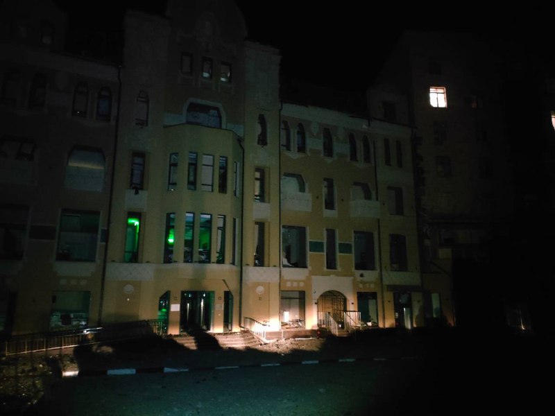 Historical building destroyed, school damaged as result of Russian missile strikes in Kharkiv