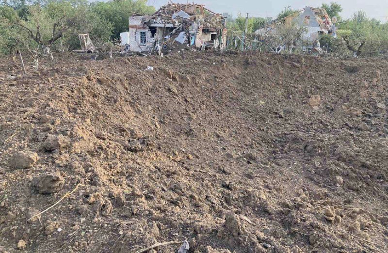 Destruction in Zaporizhzhia as result of Russian missile strikes