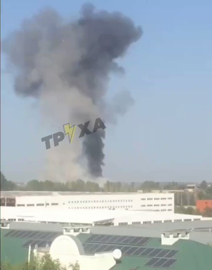 Incendiu și explozii pe autostrada Mykolaiv din Herson