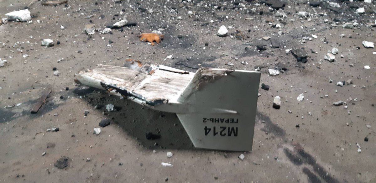 Debris of Iranian Shahed-136 drone #M214, rebranded as Geran-2 were found in Kupyansk district