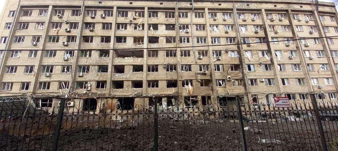Destruction in Kramatorsk as result of overnight shelling