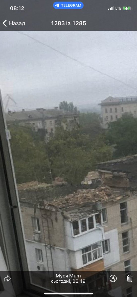 Destruction in Mykolaiv as result of Russian missile strikes