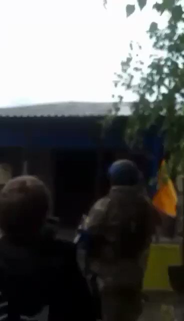Ukrainisches Militär in Bohuslavka in der Region Charkiw