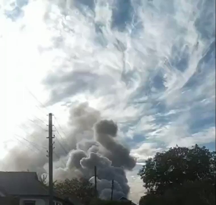 Výbuchy v Andriivke v Doneckej oblasti