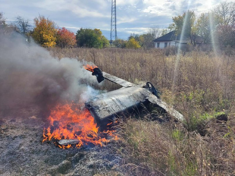 Virš Kipti kaimo Černigovo srityje buvo numuštos 2 raketos