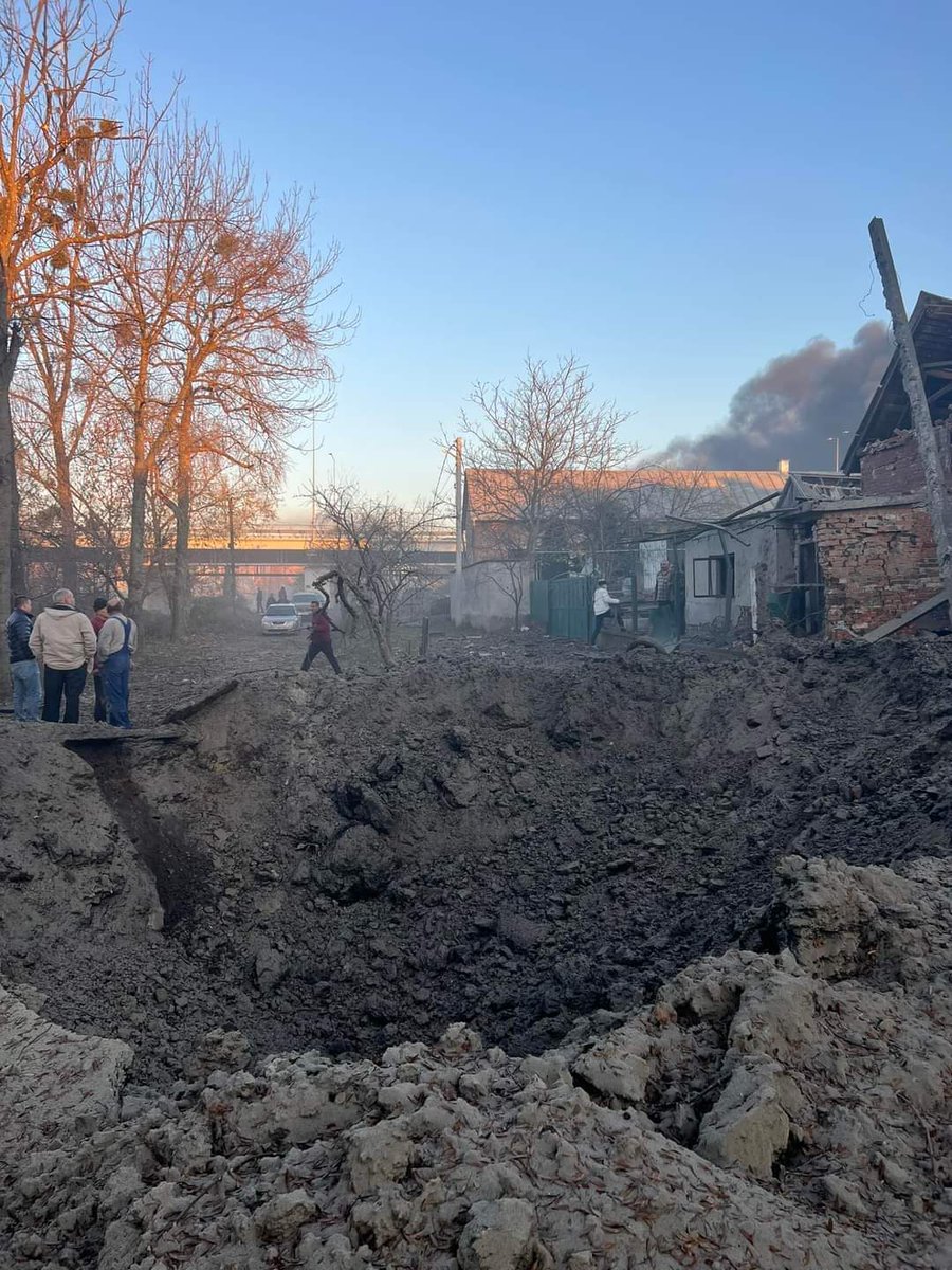Destruction in Solonka village near Lviv after Russian missile strikes ...
