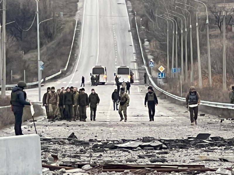 50 украинских военных освобождены в результате обмена пленными