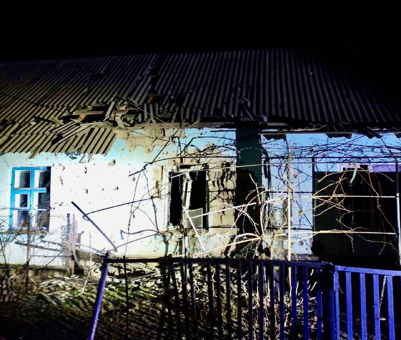 Die russische Armee hat gestern den Bezirk Nikopol achtmal beschossen
