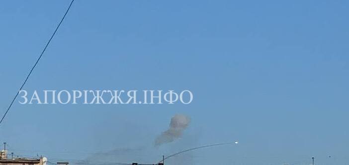 Mísseis de cruzeiro foram derrubados sobre a região de Zaporizhzhia, também o exército russo usando S-300 para atacar a cidade