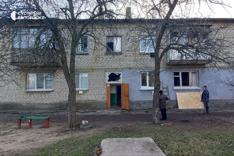 Russian army shelled Komyshuvakha and Mahdalynivka in Zaporizhzhia region with cluster ammunition, 2 wounded