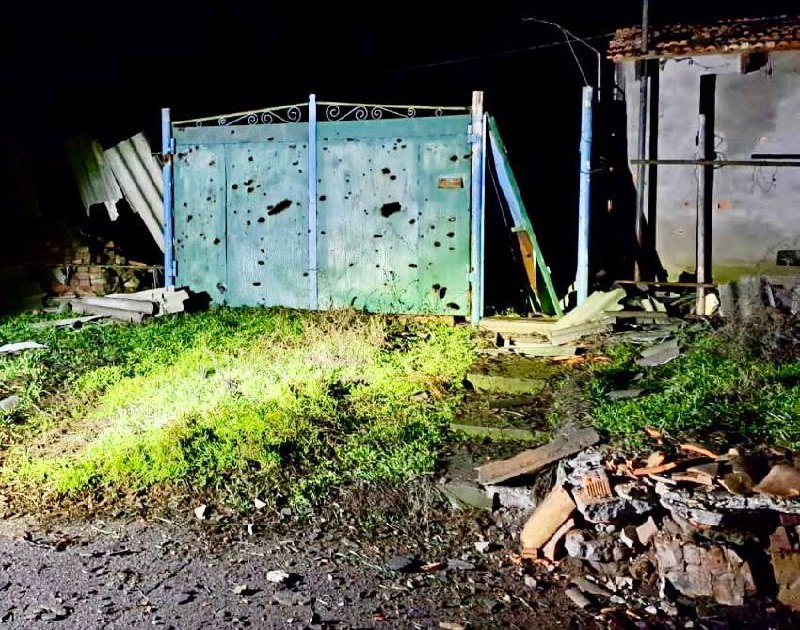 L'artiglieria russa ha bombardato Nikopol durante la notte