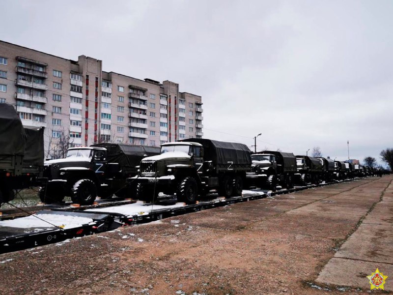 Na Białoruś przybyło więcej rosyjskiego sprzętu wojskowego