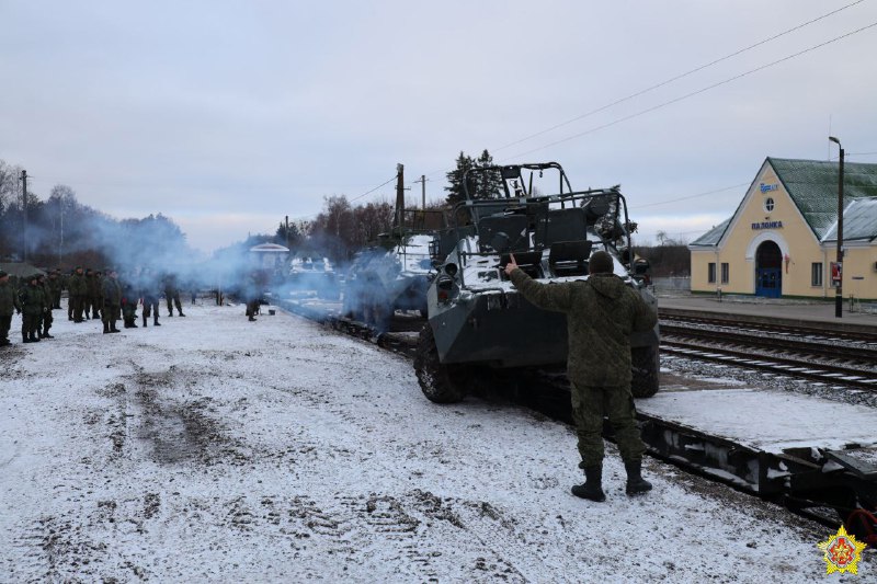 Más equipo militar ruso llegó a Bielorrusia