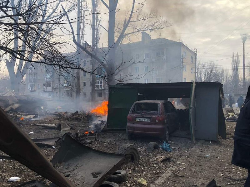 3 civila ubijena, 2 ranjena kao rezultat ruskog raketnog napada na Kostiantynivka
