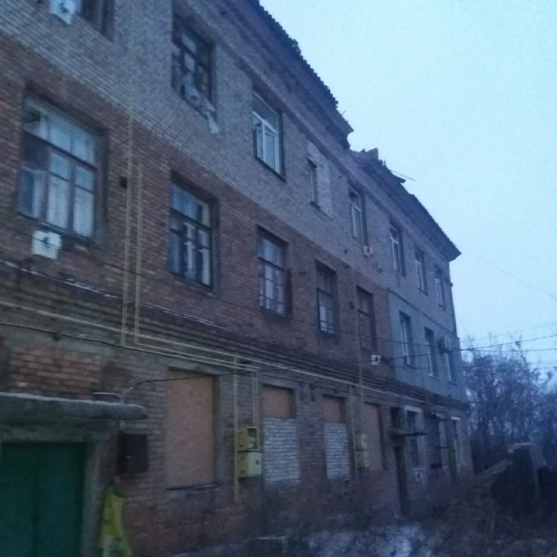 Den ryska armén genomförde två missilangrepp i Druzhkivka över natten