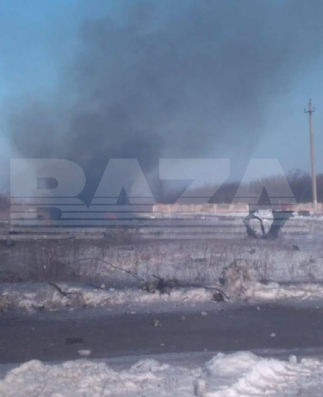 Су-25 разбился в Белгородской области России, пилот катапультировался