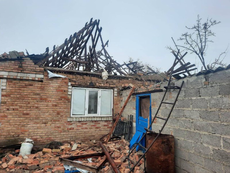 قصف الجيش الروسي منطقة نيكوبول بمنطقة دنيبروبتروفسك